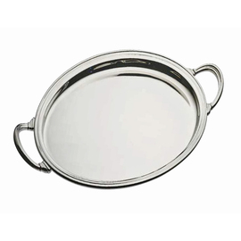 tray CLASSICA silver plated with handles Ø 350 mm product photo