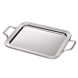 tray CLASSICA silver plated with handles L 350 mm W 250 mm product photo