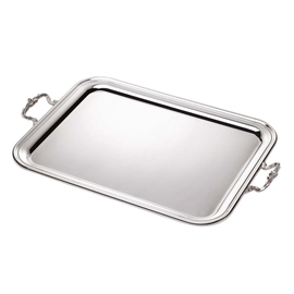 tray CLASSICA silver plated with handles L 550 mm W 450 mm product photo