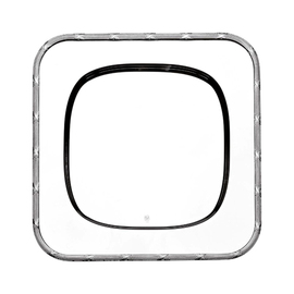 underplate CLASSICA Rubans silver plated square | 320 mm x 320 mm product photo