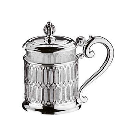 mustard pot silver plated Ø 60 mm product photo