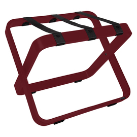 suitcase stand Curvy wood burgundy | 577 mm x 440 mm H 472 mm product photo