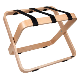suitcase stand Curvy wood natural-coloured | 577 mm x 440 mm H 472 mm product photo