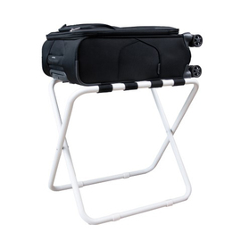 suitcase stand STAY steel white | black nylon straps product photo  S