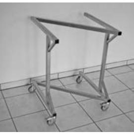 parking stand nestable wheeled yes stainless steel Z-Form | 580 mm x 580 mm H 800 mm product photo