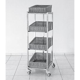 presentation trolley incl. buns baskets • 4-tier | 465 mm x 540 mm H 1760 mm product photo