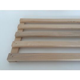 Wooden slatted frame 1200 x 400 mm - single support for bread shelf trolleys product photo