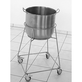 pot cart stainless steel | suitable for pot with Ø <420 mm | 500 mm x 500 mm H 650 mm product photo