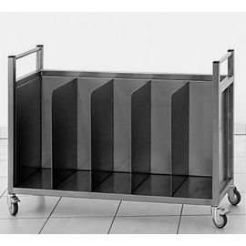 bag transporter stainless steel | suitable for 5 bags of 25 kg each | 1100 mm x 400 mm H 760 mm product photo