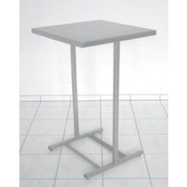 bar table stainless steel | 500 mm x 500 mm H 1100 mm product photo