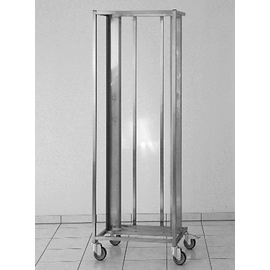 baking sheet trolley | lintel box trolley stainless steel | suitable for sheets 600 x 400 mm | lintel boxes 590 x 390 mm | 660 mm x 480 mm H 1850 mm product photo