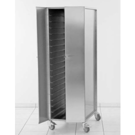 pastry trolley • 2 wing doors | suitable for 18 baking sheets 600 x 400 mm | 660 mm x 440 mm H 1800 mm product photo