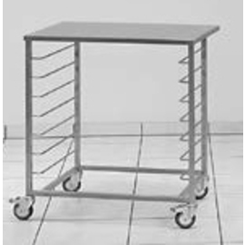 table trolley | glazing trolley cover sheet rounded supports | 660 mm x 440 mm H 760 mm product photo