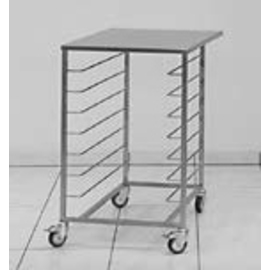 table trolley | glazing trolley cover sheet rounded supports | 460 mm x 640 mm H 760 mm product photo
