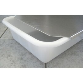 Aluminum sliding lid for ingredient container 974764 (25 ltr, 440 x 615 x H 150 mm) product photo