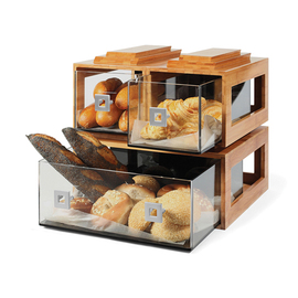 buffet showcase | pastry drawer bamboo 406 mm x 394 mm H 197 mm product photo  S