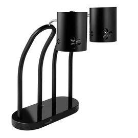 double heat lamp Iris™ black L 450 mm W 460 mm H 660 mm product photo