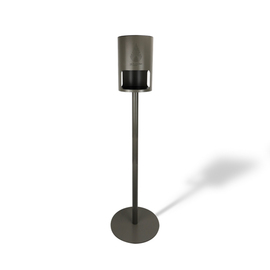 disinfectant dispenser with sensor floor model grey incl. disinfectant 5 x 1 ltr product photo