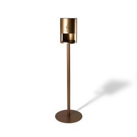 disinfectant dispenser with sensor floor model bronze coloured incl. disinfectant 5 x 1 ltr product photo