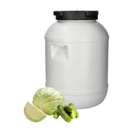 cabbage barrel 20 ltr HDPE white H 414 mm product photo  S