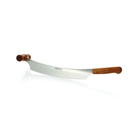 cheese knife | rocking knife Professional M with double handle wood L 30 cm product photo