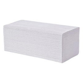 folded towels | pallet purchase recycled paper white 2 ply 250 mm x 230 mm N-fold product photo