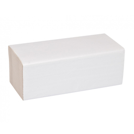 folded towels | pallet purchase recycled paper white 2 ply 230 mm x 210 mm V-fold product photo