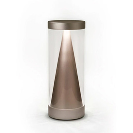 rechargeable table lamp NEOZ Apex silver coloured Ø 80 mm H 208 mm product photo