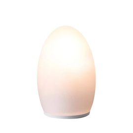 rechargeable table lamp NEOZ EGG glass white Ø 120 mm H 180 mm product photo