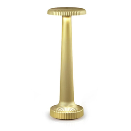 rechargeable table lamp NEOZ Poppy brass coloured Ø 94 mm H 270 mm product photo