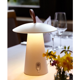 LED battery table lamp MUSHROOM white Ø 197 mm H 295 mm product photo  S