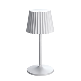 LED battery table lamp MUFFIN white Ø 135 mm H 300 mm product photo