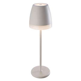 LED battery table lamp SIDRA white Ø 110 mm H 380 mm product photo