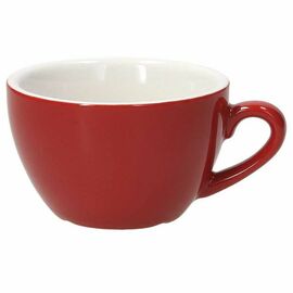 breakfast cup ALBERGO porcelain red 340 ml product photo