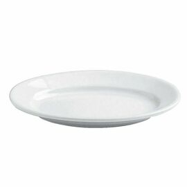 serving plate ALBERGO oval porcelain white 217 mm x 319 mm product photo