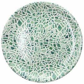 dining plate ATTITUDE EMERALD porcelain Ø 230 mm product photo