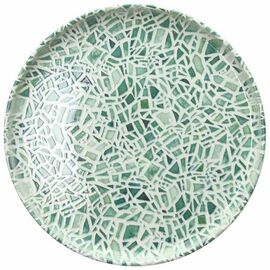 plate ATTITUDE EMERALD with edge porcelain Ø 270 mm product photo
