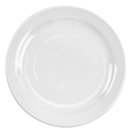 plate flat Ø 250 mm porcelain white product photo