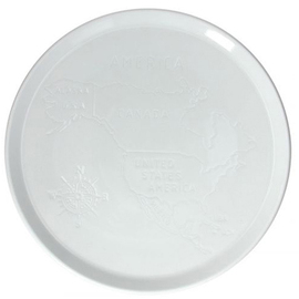 pizza plate America Ø 330 mm porcelain white product photo