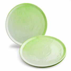 pizza plate Ø 330 mm porcelain green product photo
