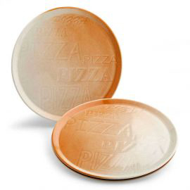 pizza plate Ø 330 mm porcelain brown product photo