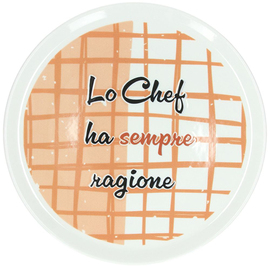pizza plate CINZIA | porcelain | orange Ø 330 mm product photo