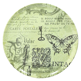 pizza plate CINZIA VINTAGE VERDE | porcelain Ø 330 mm product photo