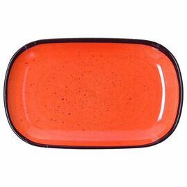 serving plate COLOURFUL oval orange 135 mm x 210 mm product photo