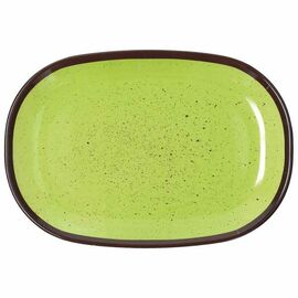 serving plate COLOURFUL oval green 185 mm x 270 mm product photo