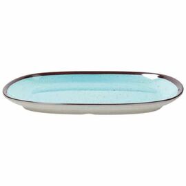 serving plate COLOURFUL oval blue 220 mm x 320 mm product photo