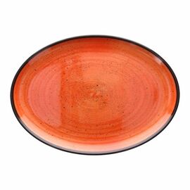 serving plate COLOURFUL oval orange 340 mm x 480 mm product photo