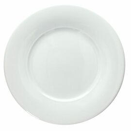 gourmet plate THESIS flat Ø 280 mm H 27 mm porcelain white product photo
