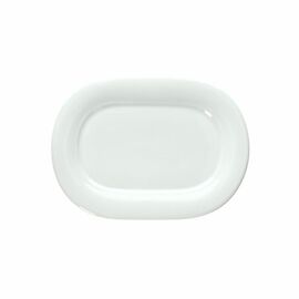 serving plate THESIS oval porcelain white 210 mm x 290 mm product photo