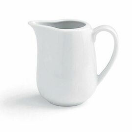 Milk jug small VESUVIO porcelain 55 ml white Ø 47 mm product photo